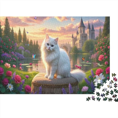 Perserkatze 1000 Stück Puzzle Puzzle Erwachsene Pädagogisches Spiel Herausforderung Wohnungseinrichtung Schöne Geschenkidee 1000pcs (75x50cm) von VGDKAOBM