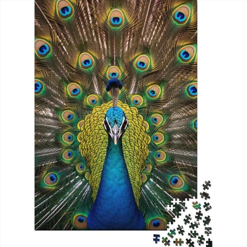 Pfau 1000 Stück Puzzle Puzzle Erwachsene Pädagogisches Spiel Herausforderung Home DekoRatteion Für Erwachsene Und Kinder Ab 14 Jahren 1000pcs (75x50cm) von VGDKAOBM