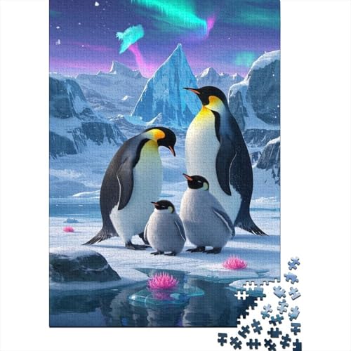 Pinguin 1000 Stück Puzzle Puzzle Erwachsene Pädagogisches Spiel Herausforderung Wohnungseinrichtung Geschenke Für Erwachsene 1000pcs (75x50cm) von VGDKAOBM