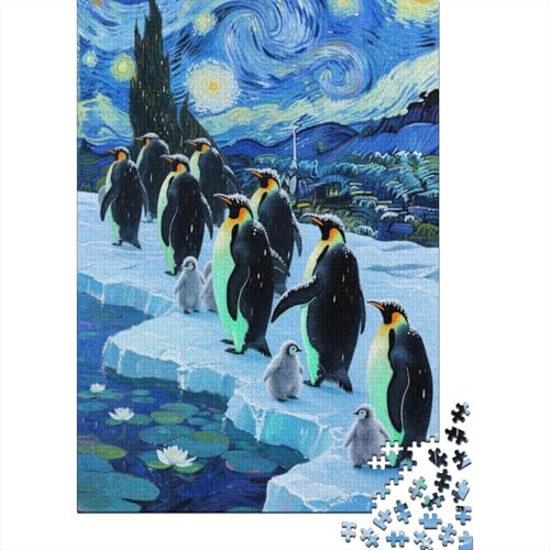 Pinguin 1000 Stück Puzzle Puzzle Erwachsene Pädagogisches Spiel Herausforderung Wohnungseinrichtung Geschenke Für Erwachsene 1000pcs (75x50cm) von VGDKAOBM