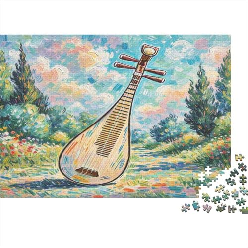 Pipa 1000 Stück Puzzle Puzzle Erwachsene Pädagogisches Spiel Herausforderung Home Dekoration Für Erwachsene Und Kinder Ab 14 Jahren 1000pcs (75x50cm) von VGDKAOBM
