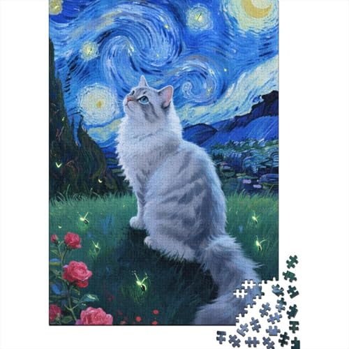 Ragdoll 1000 Stück Puzzle Puzzles Für Erwachsene Pädagogisches Spiel Herausforderung Home Dekoration Schöne Geschenkidee 1000pcs (75x50cm) von VGDKAOBM