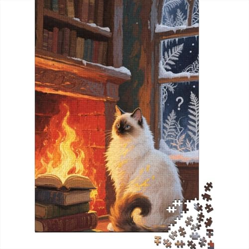 Ragdoll 1000 Stück Puzzle Puzzles Für Erwachsene Pädagogisches Spiel Herausforderung Wohnungseinrichtung Schöne Geschenkidee 1000pcs (75x50cm) von VGDKAOBM