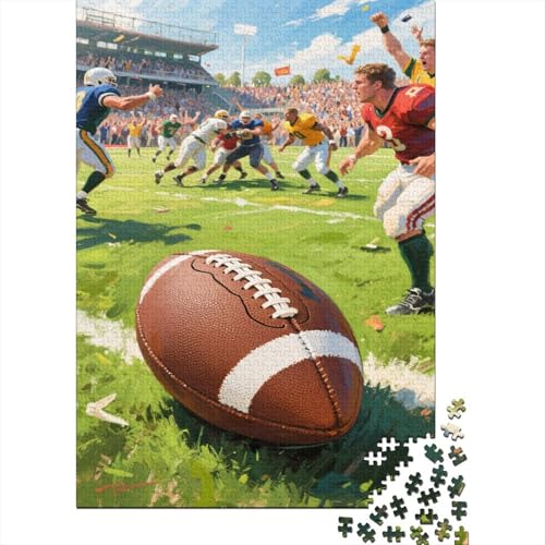 Rugby 1000 Teile Puzzles Puzzles Für Erwachsene Puzzlespiel-Herausforderung Pädagogisches Spiel Herausforderung Home Dekoration Schöne Geschenkidee 1000pcs (75x50cm) von VGDKAOBM