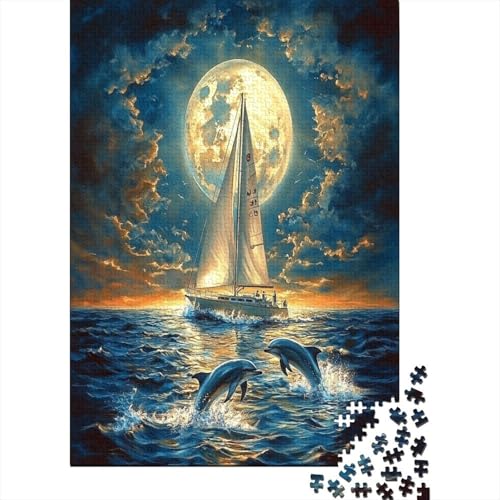 SailBoot 1000 Stück Puzzle Puzzle Erwachsene Pädagogisches Spiel Herausforderung Home Dekoration Für Erwachsene Und Kinder Ab 14 Jahren 1000pcs (75x50cm) von VGDKAOBM
