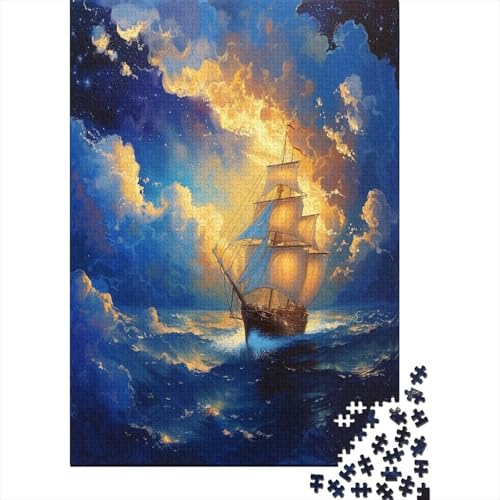 SailBoot 1000 Stück Puzzle Puzzles Für Erwachsene Puzzlespiel-Herausforderung Pädagogisches Spiel Herausforderung Wohnungseinrichtung Schöne Geschenkidee 1000pcs (75x50cm) von VGDKAOBM