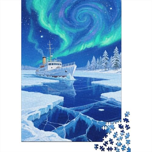 Schiff 1000 Teile Puzzles Puzzles Für Erwachsene Boot Pädagogisches Spiel Herausforderung Heimdekoration Geschenke Schöne Geschenkidee 1000pcs (75x50cm) von VGDKAOBM