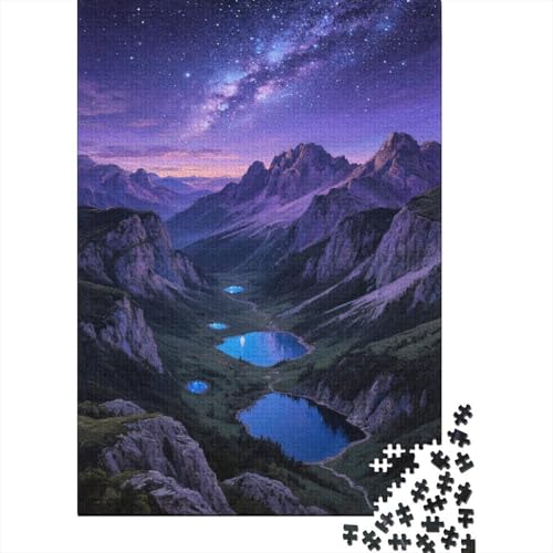 Schöne Berge 1000 Stück Puzzle Puzzle Erwachsene Dolomiten Pädagogisches Spiel Herausforderung Home DekoRatteion Geschenke Für Erwachsene 1000pcs (75x50cm) von VGDKAOBM