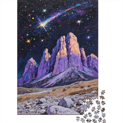 Schöne Berge 1000 Stück Puzzle Puzzle Erwachsene Dolomiten Pädagogisches Spiel Herausforderung Wohnungseinrichtung Schöne Geschenkidee 1000pcs (75x50cm) von VGDKAOBM