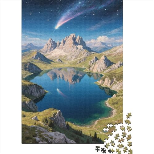 Schöne Berge 1000 Stück Puzzle Puzzles Für Erwachsene Dolomiten Pädagogisches Spiel Herausforderung HeimdekoRatteion Geschenke Schöne Geschenkidee 1000pcs (75x50cm) von VGDKAOBM