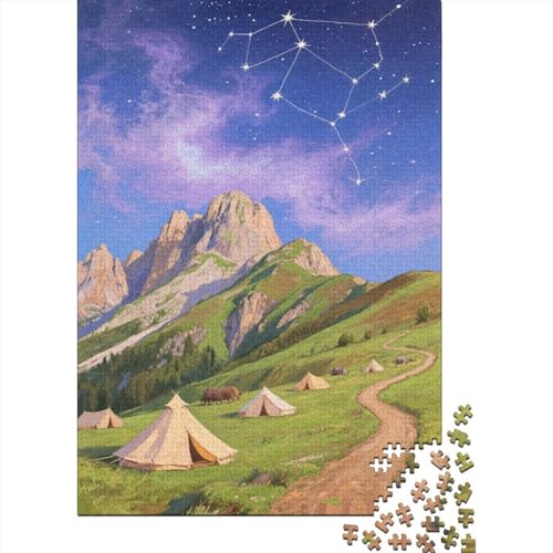 Schöne Berge 1000 Teile Puzzle Puzzle Erwachsene Dolomiten Pädagogisches Spiel Herausforderung HeimdekoRatteion Geschenke Geschenke Für Erwachsene 1000pcs (75x50cm) von VGDKAOBM