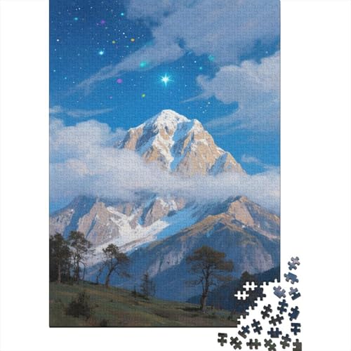 Schöne Berge 1000 Teile Puzzle Puzzle Erwachsene Dolomiten Puzzlespiel-Herausforderung Pädagogisches Spiel Herausforderung Home DekoRatteion Schöne Geschenkidee 1000pcs (75x50cm) von VGDKAOBM