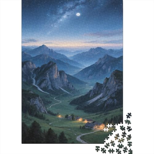 Schöne Berge 1000 Teile Puzzle Puzzles Für Erwachsene Dolomiten Pädagogisches Spiel Herausforderung Home DekoRatteion Geschenke Für Erwachsene 1000pcs (75x50cm) von VGDKAOBM