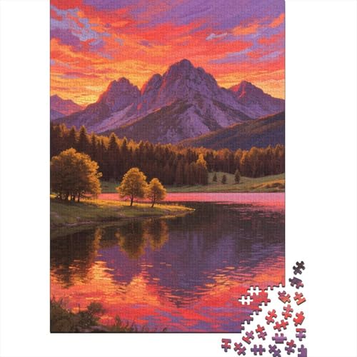 Schöne Berge 1000 Teile Puzzles Puzzle Erwachsene Dolomiten Pädagogisches Spiel Herausforderung HeimdekoRatteion Geschenke Geschenke Für Erwachsene 1000pcs (75x50cm) von VGDKAOBM