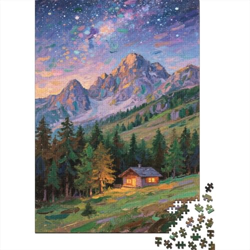 Schöne Berge 1000 Teile Puzzles Puzzle Erwachsene Dolomiten Pädagogisches Spiel Herausforderung HeimdekoRatteion Geschenke Schöne Geschenkidee 1000pcs (75x50cm) von VGDKAOBM