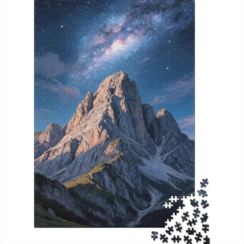 Schöne Berge 1000 Teile Puzzles Puzzle Erwachsene Dolomiten Puzzlespiel-Herausforderung Pädagogisches Spiel Herausforderung Home DekoRatteion Schöne Geschenkidee 1000pcs (75x50cm) von VGDKAOBM