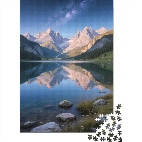 Schöne Berge 1000 Teile Puzzles Puzzles Für Erwachsene Dolomiten Pädagogisches Spiel Herausforderung Home DekoRatteion Schöne Geschenkidee 1000pcs (75x50cm) von VGDKAOBM