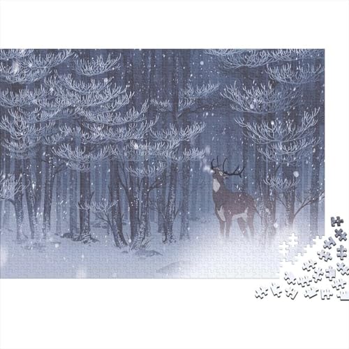 Sikahirsch 1000 Teile Puzzles Puzzles Für Erwachsene Pädagogisches Spiel Herausforderung Heimdekoration Geschenke Schöne Geschenkidee 1000pcs (75x50cm) von VGDKAOBM