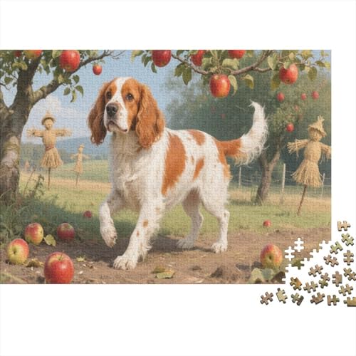 Springer Spaniel 1000 Teile Puzzle Puzzle Erwachsene Hund Pädagogisches Spiel Herausforderung Home DekoRatteion Schöne Geschenkidee 1000pcs (75x50cm) von VGDKAOBM