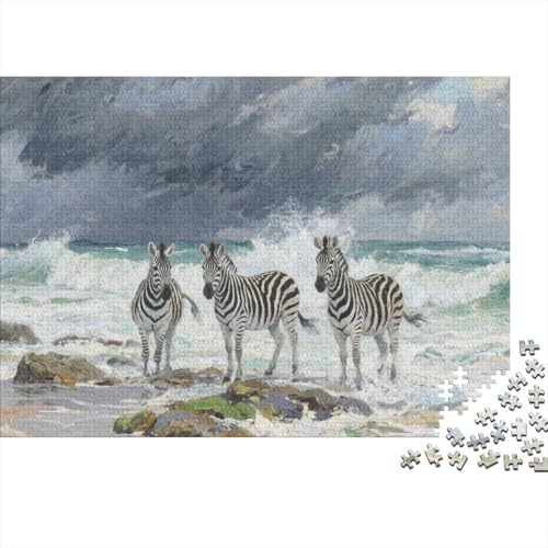 Steppenzebra 1000 Stück Puzzle Puzzles Für Erwachsene Pädagogisches Spiel Herausforderung Heimdekoration Geschenke Schöne Geschenkidee 1000pcs (75x50cm) von VGDKAOBM