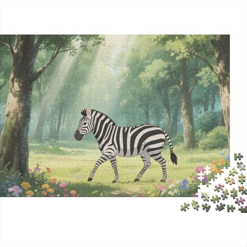 Steppenzebra 1000 Teile Puzzles Puzzles Für Erwachsene Pädagogisches Spiel Herausforderung Wohnungseinrichtung Schöne Geschenkidee 1000pcs (75x50cm) von VGDKAOBM