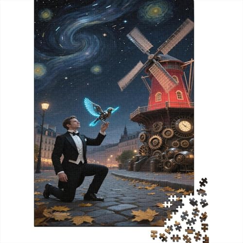 Sternenhimmel 1000 Teile Puzzles Puzzle Erwachsene Punk-Stil Pädagogisches Spiel Herausforderung Heimdekoration Geschenke Geschenke Für Erwachsene 1000pcs (75x50cm) von VGDKAOBM