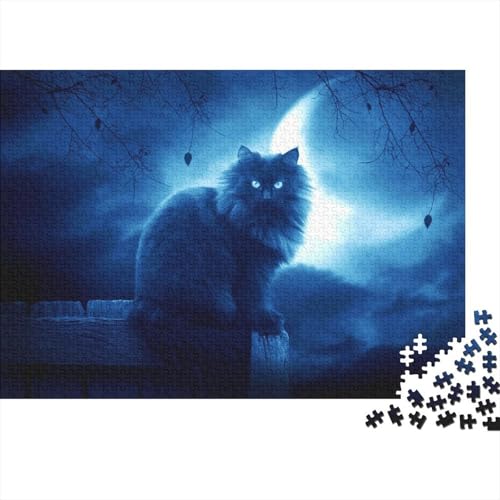 Süße kleine Katze 1000 Teile Puzzles Puzzles Für Erwachsene Katze Puzzlespiel-Herausforderung Pädagogisches Spiel Herausforderung Wohnungseinrichtung Schöne Geschenkidee 1000pcs (75x50cm) von VGDKAOBM