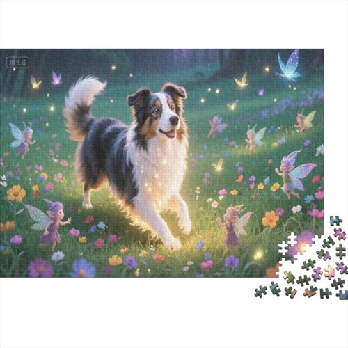 Süßer Hund 1000 Stück Puzzle Puzzle Erwachsene Pädagogisches Spiel Herausforderung Home Dekoration Für Erwachsene Und Kinder Ab 14 Jahren 1000pcs (75x50cm) von VGDKAOBM