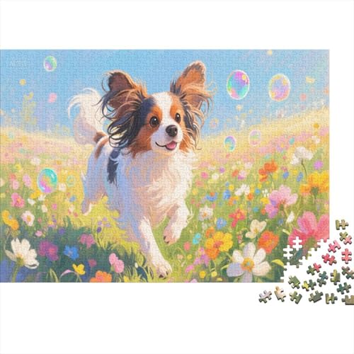 Süßer Hund 1000 Teile Puzzle Puzzle Erwachsene Pädagogisches Spiel Herausforderung Home Dekoration Geschenke Für Erwachsene 1000pcs (75x50cm) von VGDKAOBM