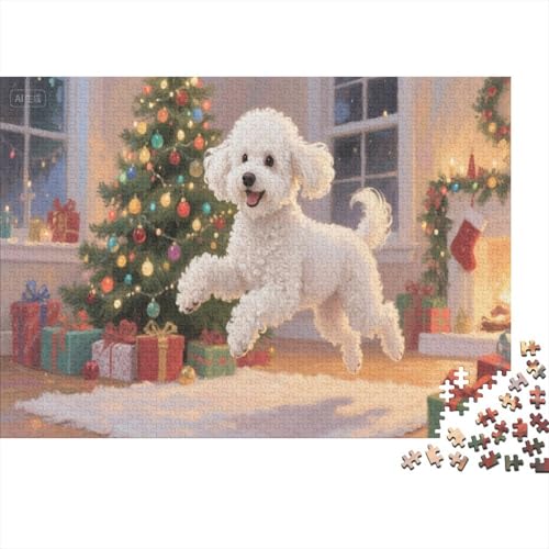 Süßer Hund 1000 Teile Puzzle Puzzles Für Erwachsene Pädagogisches Spiel Herausforderung Wohnungseinrichtung Schöne Geschenkidee 1000pcs (75x50cm) von VGDKAOBM