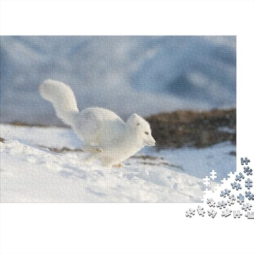 Süßer Kleiner Fuchs 1000 Teile Puzzle Puzzle Erwachsene Fuchs Puzzlespiel-Herausforderung Pädagogisches Spiel Herausforderung Home Dekoration Geschenke Für Erwachsene 1000pcs (75x50cm) von VGDKAOBM