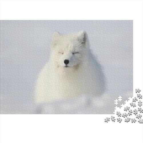 Süßer Kleiner Fuchs 1000 Teile Puzzles Puzzle Erwachsene Fuchs Pädagogisches Spiel Herausforderung Heimdekoration Geschenke Schöne Geschenkidee 1000pcs (75x50cm) von VGDKAOBM