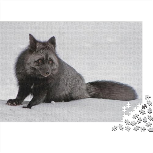 Süßer Kleiner Fuchs 1000 Teile Puzzles Puzzles Für Erwachsene Fuchs Pädagogisches Spiel Herausforderung Home Dekoration Schöne Geschenkidee 1000pcs (75x50cm) von VGDKAOBM