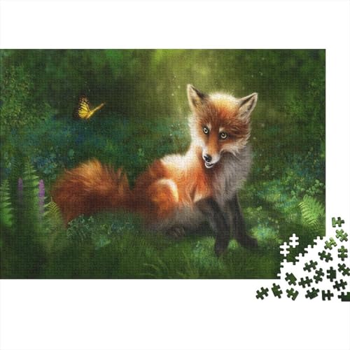 Süßer Kleiner Fuchs 1000 Teile Puzzles Puzzles Für Erwachsene Fuchs Pädagogisches Spiel Herausforderung Wohnungseinrichtung Geschenke Für Erwachsene 1000pcs (75x50cm) von VGDKAOBM