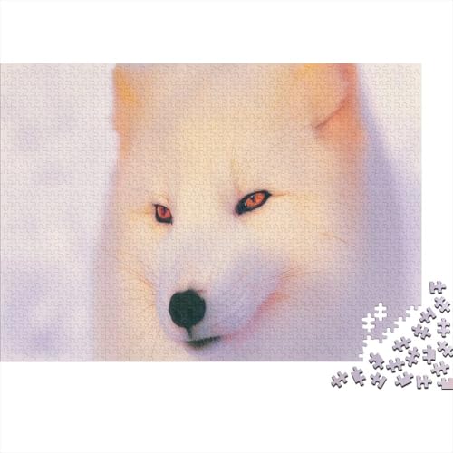 Süßer Kleiner Fuchs 1000 Teile Puzzles Puzzles Für Erwachsene Fuchs Puzzlespiel-Herausforderung Pädagogisches Spiel Herausforderung Home Dekoration Schöne Geschenkidee 1000pcs (75x50cm) von VGDKAOBM