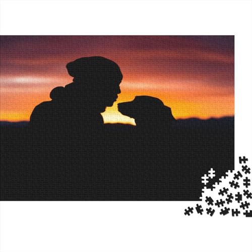 Süßer Kleiner Hund 1000 Stück Puzzle Puzzles Für Erwachsene Hund Pädagogisches Spiel Herausforderung Home Dekoration Geschenke Für Erwachsene 1000pcs (75x50cm) von VGDKAOBM