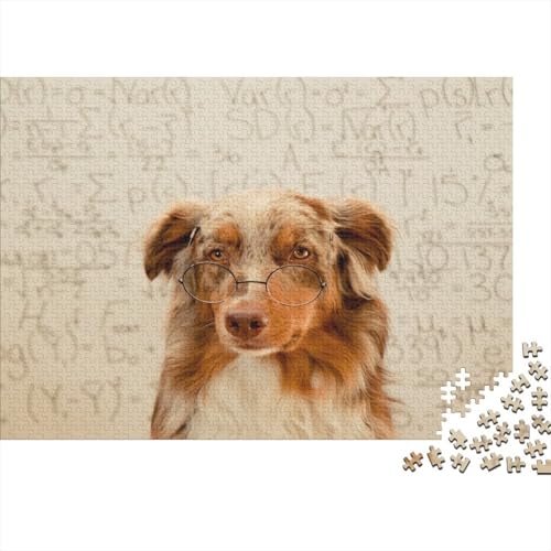 Süßer Kleiner Hund 1000 Teile Puzzles Puzzle Erwachsene Hund Pädagogisches Spiel Herausforderung Home Dekoration Schöne Geschenkidee 1000pcs (75x50cm) von VGDKAOBM