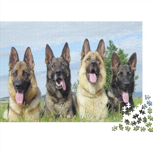 Süßer Kleiner Hund 1000 Teile Puzzles Puzzle Erwachsene Hund Pädagogisches Spiel Herausforderung Wohnungseinrichtung Schöne Geschenkidee 1000pcs (75x50cm) von VGDKAOBM