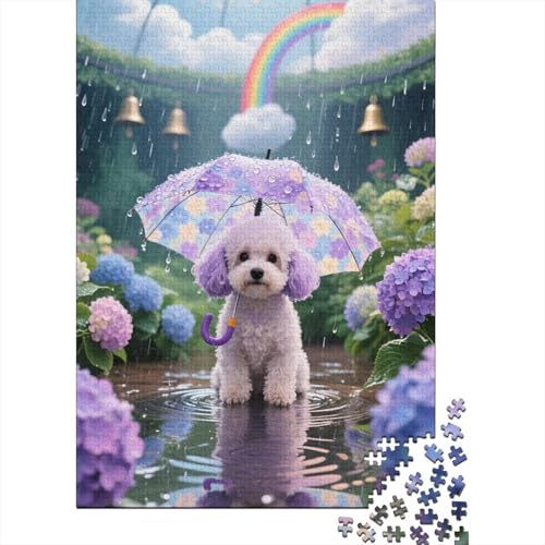 Teacup-Pudel 1000 Teile Puzzles Puzzles Für Erwachsene Pädagogisches Spiel Herausforderung Home Dekoration Geschenke Für Erwachsene 1000pcs (75x50cm) von VGDKAOBM