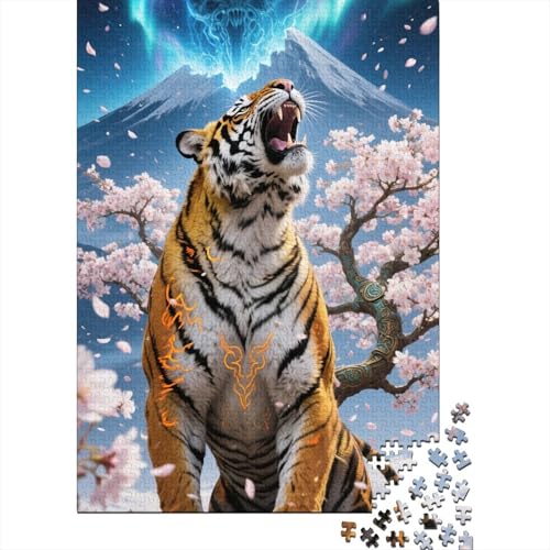 Tiger 1000 Stück Puzzle Puzzle Erwachsene Pädagogisches Spiel Herausforderung Home Dekoration Für Erwachsene Und Kinder Ab 14 Jahren 1000pcs (75x50cm) von VGDKAOBM