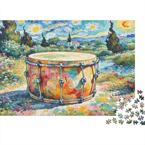 Trommel 1000 Teile Puzzles Puzzles Für Erwachsene Puzzlespiel-Herausforderung Pädagogisches Spiel Herausforderung Wohnungseinrichtung Schöne Geschenkidee 1000pcs (75x50cm) von VGDKAOBM