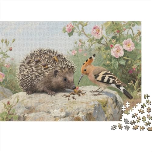 Waldigel 1000 Teile Puzzles Puzzles Für Erwachsene Pädagogisches Spiel Herausforderung Wohnungseinrichtung Schöne Geschenkidee 1000pcs (75x50cm) von VGDKAOBM
