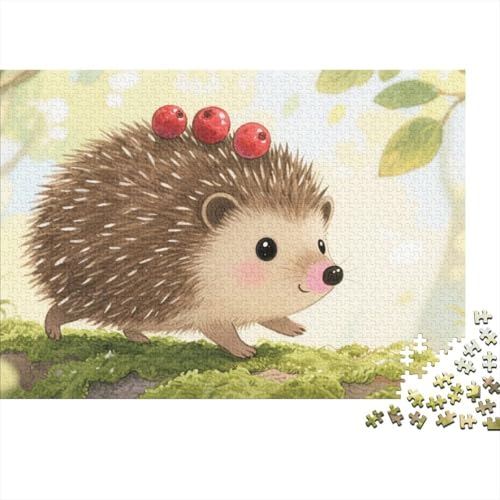 Waldigel 1000 Teile Puzzles Puzzles Für Erwachsene Puzzlespiel-Herausforderung Pädagogisches Spiel Herausforderung Wohnungseinrichtung Schöne Geschenkidee 1000pcs (75x50cm) von VGDKAOBM
