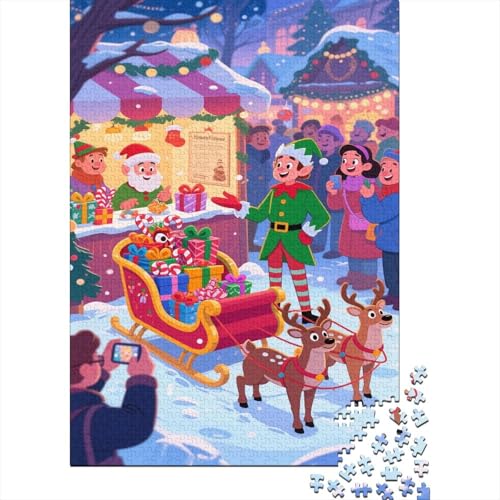 Weihnachtsmarkt 1000 Stück Puzzle Puzzle Erwachsene Pädagogisches Spiel Herausforderung Home DekoRatteion Für Erwachsene Und Kinder Ab 14 Jahren 1000pcs (75x50cm) von VGDKAOBM
