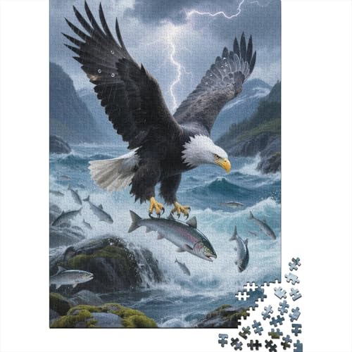 Weißschwanz-Adler, 1000-teiliges Puzzle für Erwachsene, Puzzle, herausforderndes Spiel, Familie, anspruchsvolle Lernspiele, Heimdekoration für Erwachsene und Kinder ab 12 Jahren, 1000 Teile (75 x 50 Weißschwanz-Adler, 1000-teiliges Puzzle für Erwachsene, Puzzle, herausforderndes Spiel, Familie, anspruchsvolle Lernspiele, Heimdekoration für Erwachsene und Kinder ab 12 Jahren, 1000 Teile (75 x 50 von VGDKAOBM