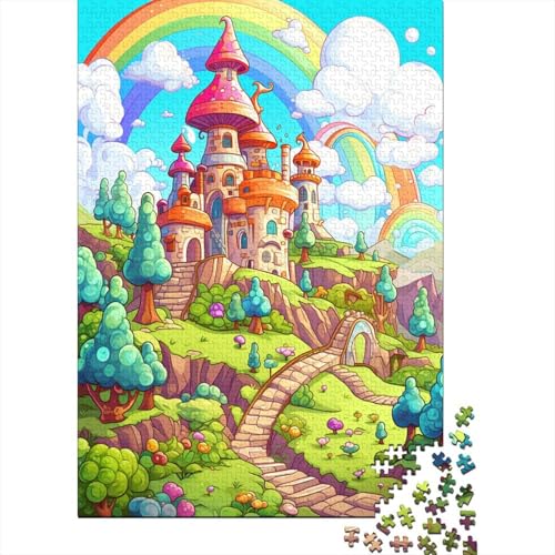 Wunderland 1000 Stück Puzzle Puzzles Für Erwachsene Puzzlespiel-Herausforderung Pädagogisches Spiel Herausforderung Home Dekoration Geschenke Für Erwachsene 1000pcs (75x50cm) von VGDKAOBM