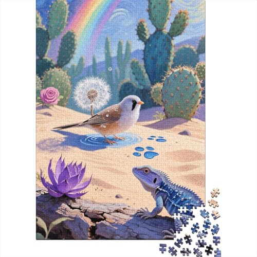 Zebrafink 1000 Teile Puzzle Puzzle Erwachsene Pädagogisches Spiel Herausforderung Home Dekoration Schöne Geschenkidee 1000pcs (75x50cm) von VGDKAOBM
