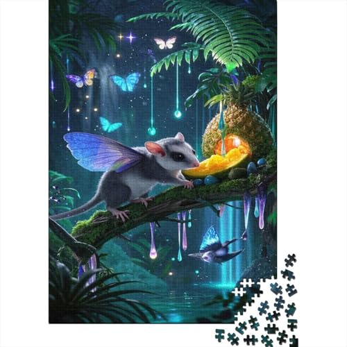 Zuckerglider 1000 Teile Puzzle Puzzle Erwachsene Pädagogisches Spiel Herausforderung Wohnungseinrichtung Schöne Geschenkidee 1000pcs (75x50cm) von VGDKAOBM