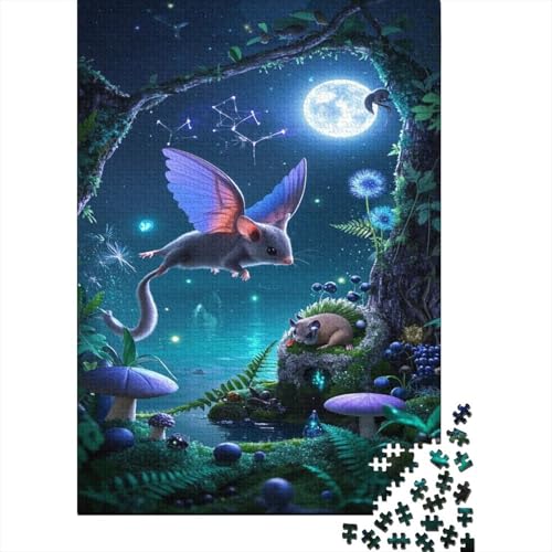 Zuckerglider 1000 Teile Puzzle Puzzle Erwachsene Puzzlespiel-Herausforderung Pädagogisches Spiel Herausforderung Wohnungseinrichtung Schöne Geschenkidee 1000pcs (75x50cm) von VGDKAOBM