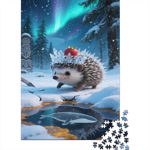 Zwergigel 1000 Stück Puzzle Puzzle Erwachsene Pädagogisches Spiel Herausforderung Home Dekoration Für Erwachsene Und Kinder Ab 14 Jahren 1000pcs (75x50cm) von VGDKAOBM